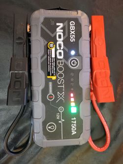 Very lightly used NOCO Boost X GBX55: 1750A UltraSafe Jump Starter