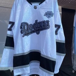 Dodgers x LA Kings Hockey Jersey 
