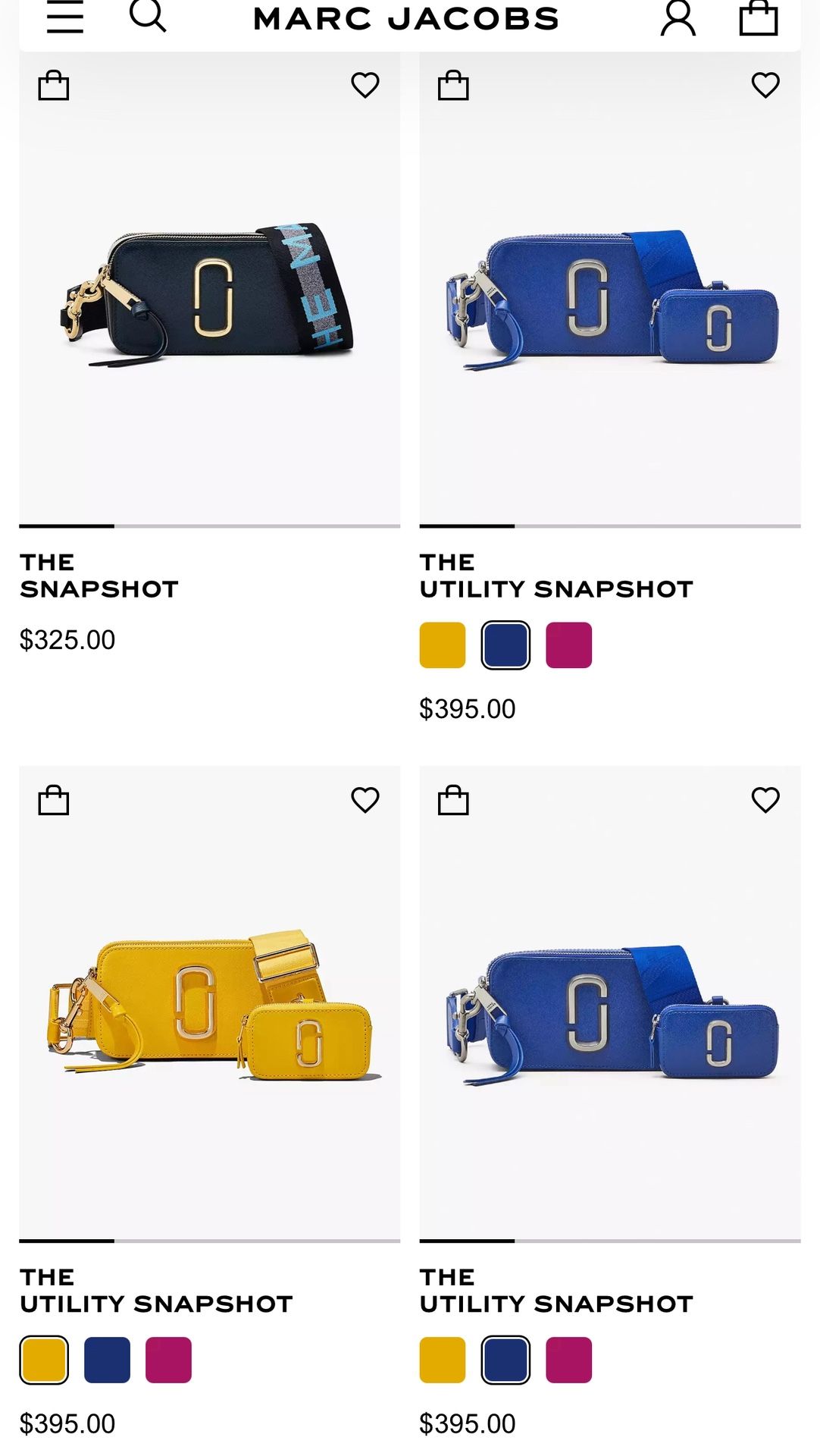 Marc Jacob’s Snapshot Bag