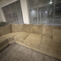 Large L-shaped couch