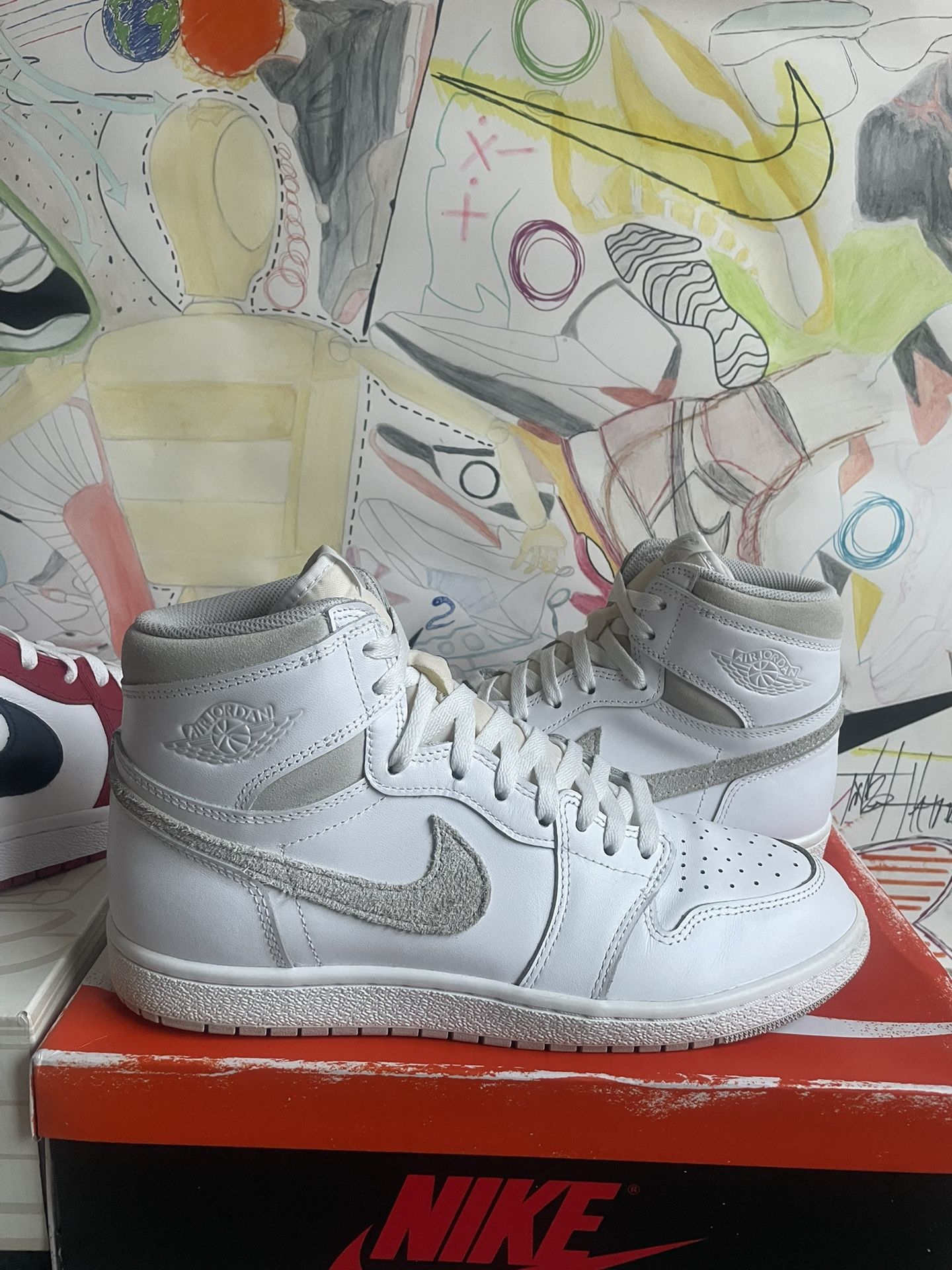 Jordan 1 High ‘85 Neutral Grey size 10.5 