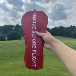 Remove Before Flight Golf Driver Headcover