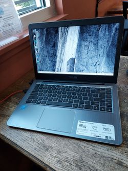 Asus laptop with charger and great battery
