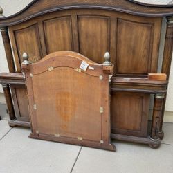 King Size Mahogany Bed Frame