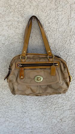 Coach double zip bag