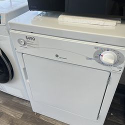 $499 GE SpaceMaker 120V 3.8 Cu Ft Capacity Portable Electric Dryer, 1 Yr Warranty