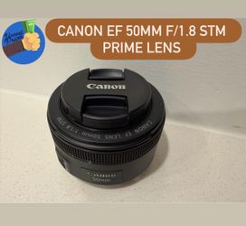 Canon EF 50mm f/1.8 STM Prime Lens