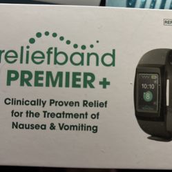ReliefBand Premier + FDA Appr Anti-Nausea Migraine Relief  Watch NIB $300!