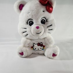 Sanrio x Care Bears Hello Kitty Loves Cheer Bear 10-inch