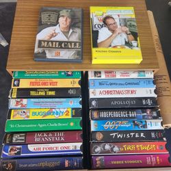20 VHS Tapes And CDs