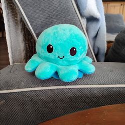reversible octopus plush