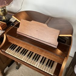 Antique Miniature Butterfly Piano 