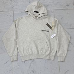 Fear of God Essentials Hoodie — Light Oatmeal