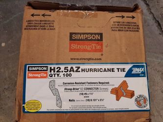 Simpson H2.5AZ Hurricane Tie