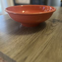 Fiesta Pedestal Bowl 9 3/4 Inch In Persimmon Or Scarlet