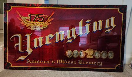 Sign Art Yuengling Beer 175th Anniversary 