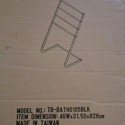 Black Freestanding Drying Laundry Rack