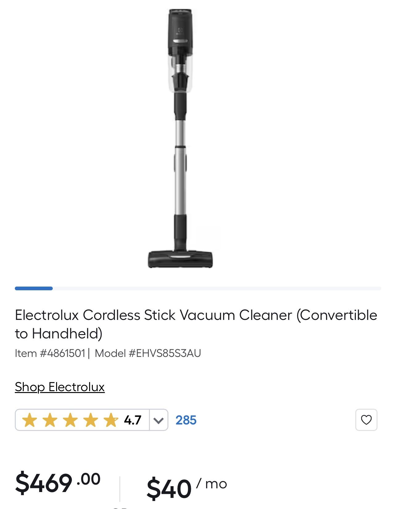 Electrolux Vacuum Cleaner