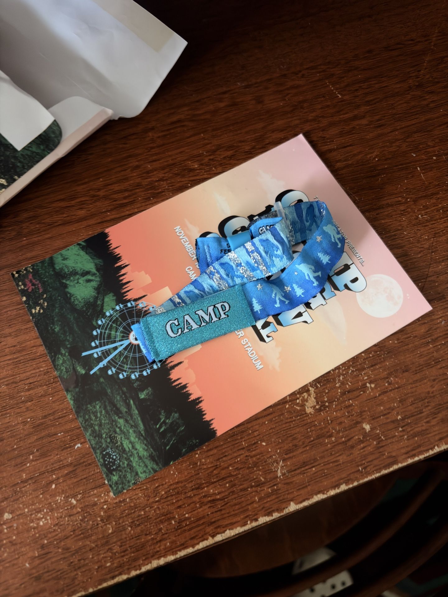 Camp Flog Gnaw Festival Writband/Ticket and Parking Pass