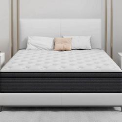 14“Twi XL Size Hybrid Mattress, Memory Foam and Pocket Spring in a Box, Medium, Adult