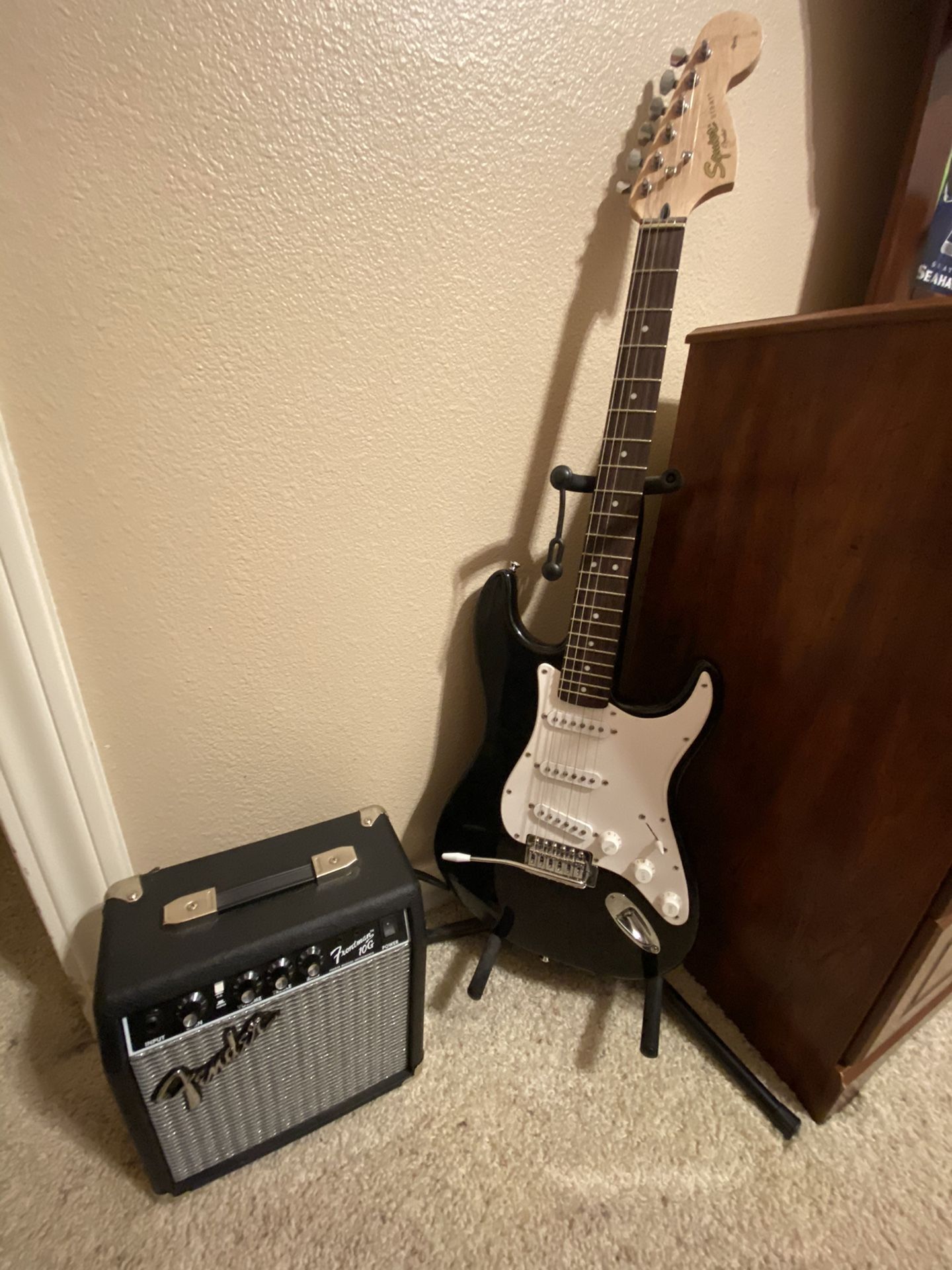 Fender squire and amp