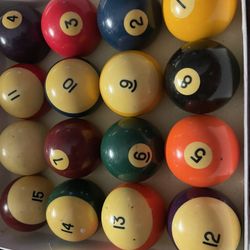 REGULATION POOL BALLS
