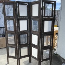 Oscar 4-folding Photo Display Room Divider