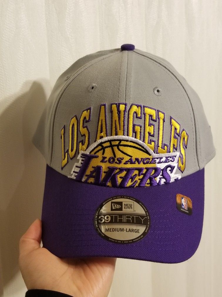 Men's New Era 39THIRTY NBA Los Angeles Lakers Medium-Large Flex Hat