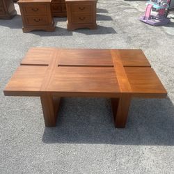 Real wood different coffee table