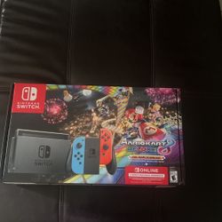 Nintendo Switch Bundle With Mario Kart 8 Deluxe 