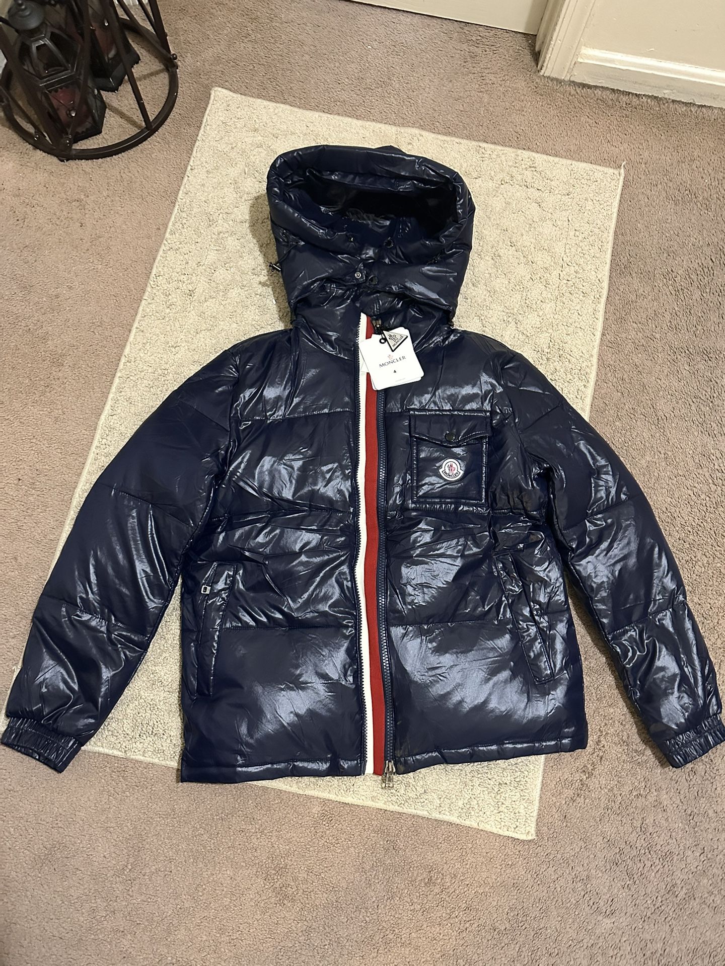 Navy Blue Moncler Puffer