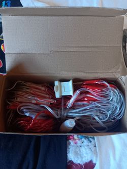 American flag LED net light