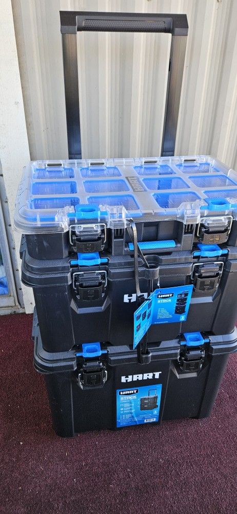 HART Stack
System, Mobile Tool Storage and Organization, Black & Blue