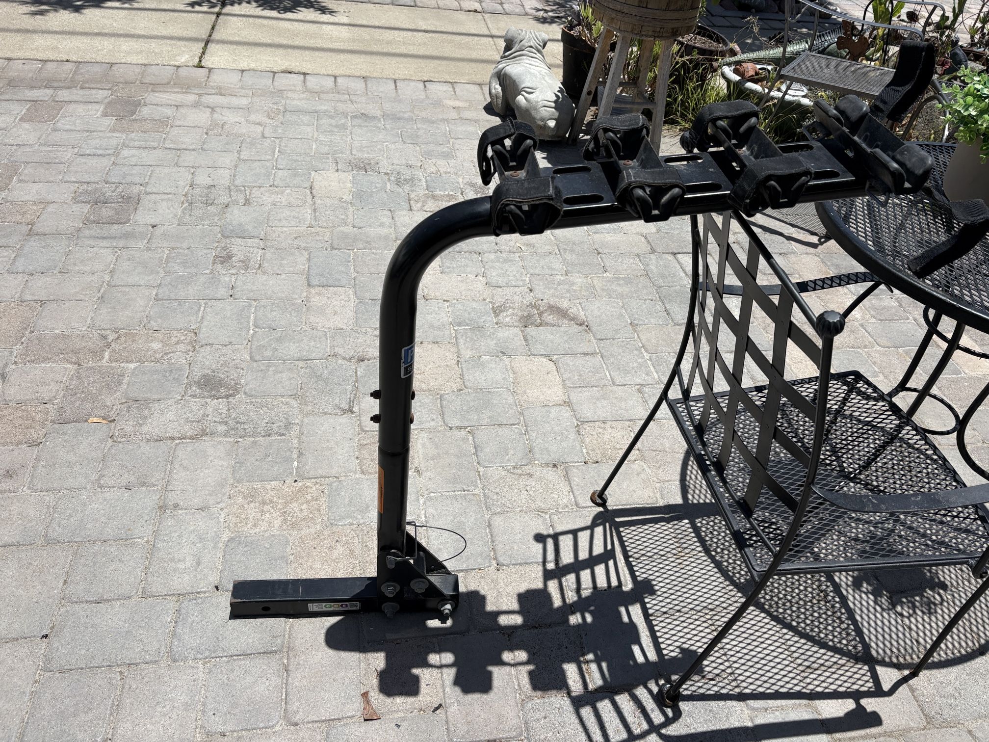 Heavy duty mountain bike road bike rack