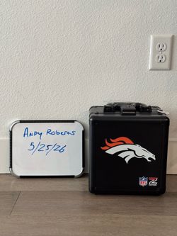 Zion 2 row broncos carrying case for sports cards/tcg - holds 60 slabs