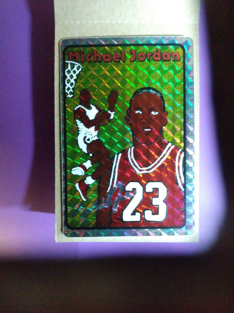 Michael Jordan  1985 Prism Jewel  Rookie Sticker