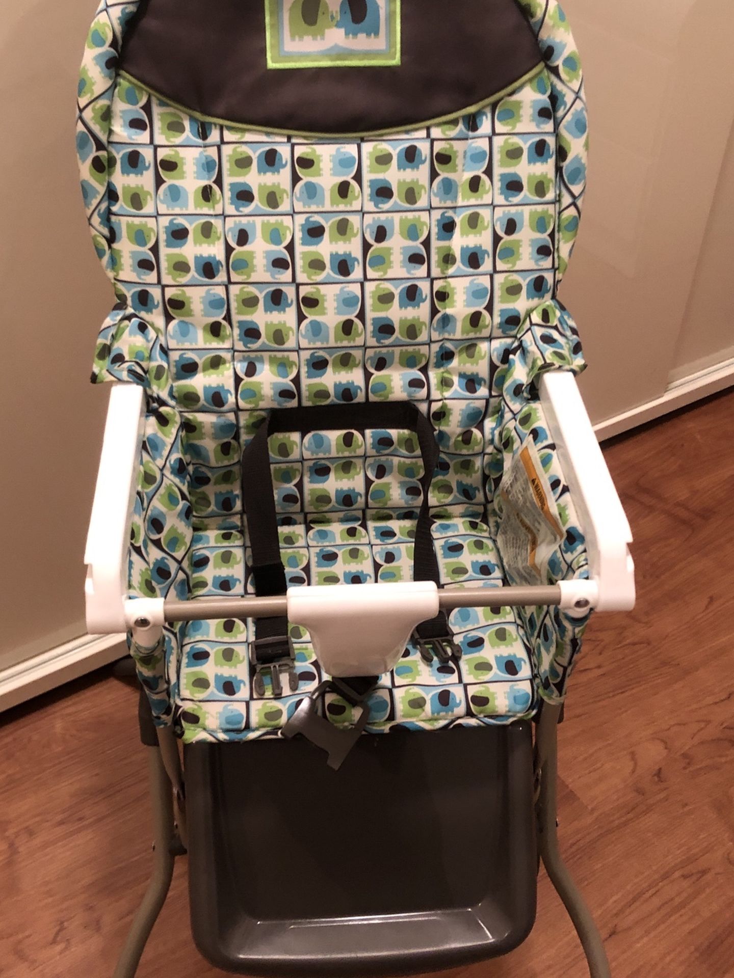 Folding High Chair With Tray