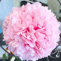 Pink Floral Hanging Balls