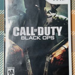 Call of Duty: Black Ops (Nintendo Wii, 2010) - Complete Tested/Works Adult Owned