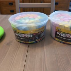 Sidewalk Chalk 50 Pieces 