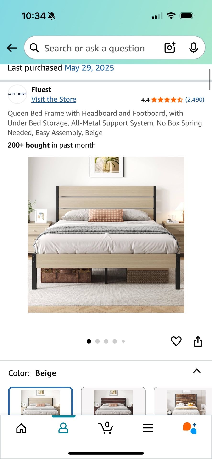 Queen Size Bed Frame 