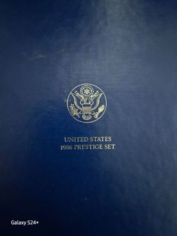 1986 Prestige Set - 90% silver dollar