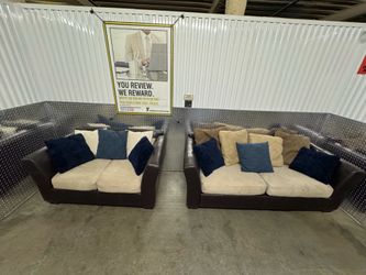 3 person couch with 2 person couch