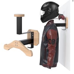 Motorcycle Helmet Holder Wall Mount New 