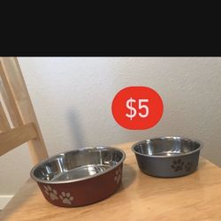 $5 New Dog Bowls