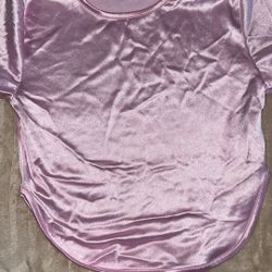 Forever 21 Pink Silk Crop Top 