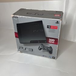 PS3 Game Console 320gb With Box And Cords Camera 