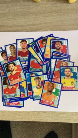 Panini World Cup book blue stickers