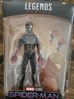 Marvel Legend Spider-man No Way Home Black & Gold Suit Armadillo Build-A-Figure
