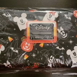 Loungefly Disney Spooky Mice Mickey and Minnie Candy Corn Wallet